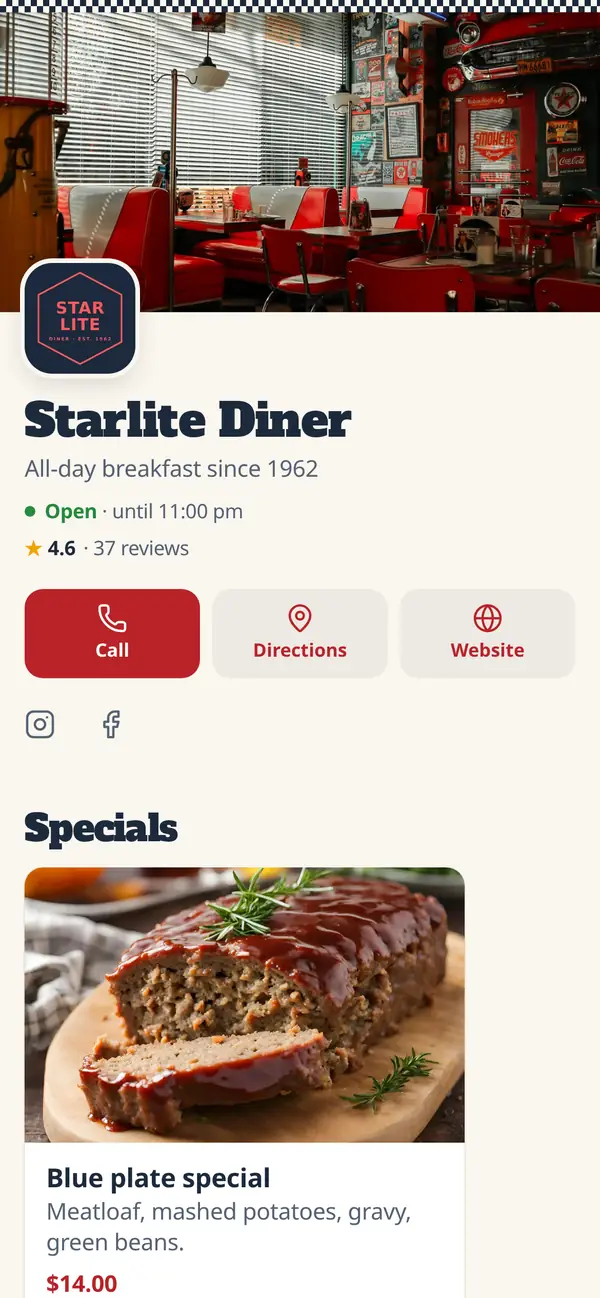 Starlite Diner: All-day breakfast since 1962